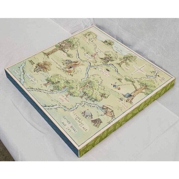 *Rare* Winnie the Pooh Hundred Acre Wood Map from Disney collab with Hal… - Picture 3 of 11